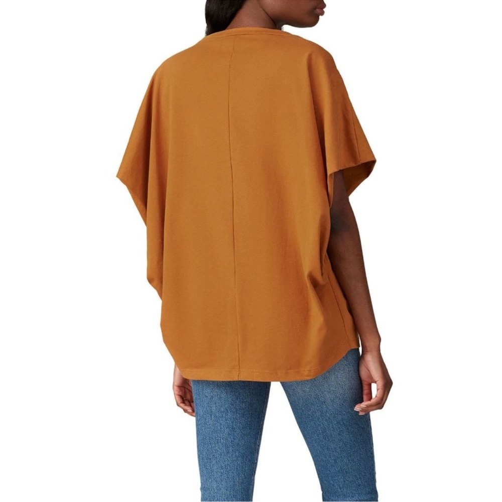 Caara | Vasto Camel Brown Cotton Dolman Sleeve Top - Picture 2 of 8
